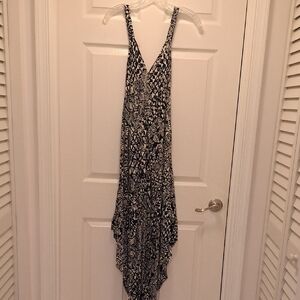 Black and White Patterned Dress